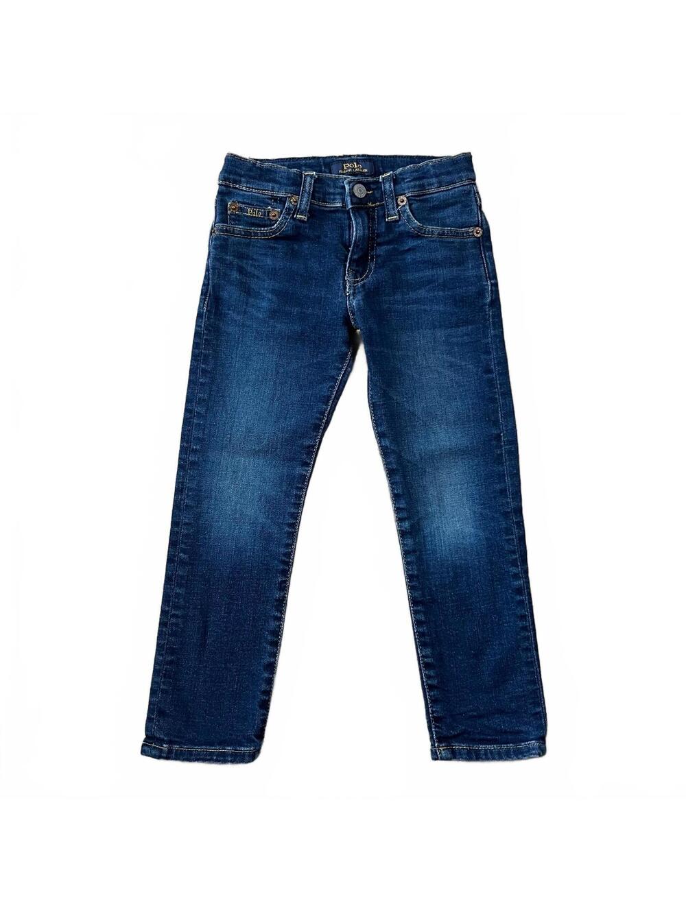 Polo Ralph Lauren Kids Sullivan Slim Denim Jeans Blue Size 4